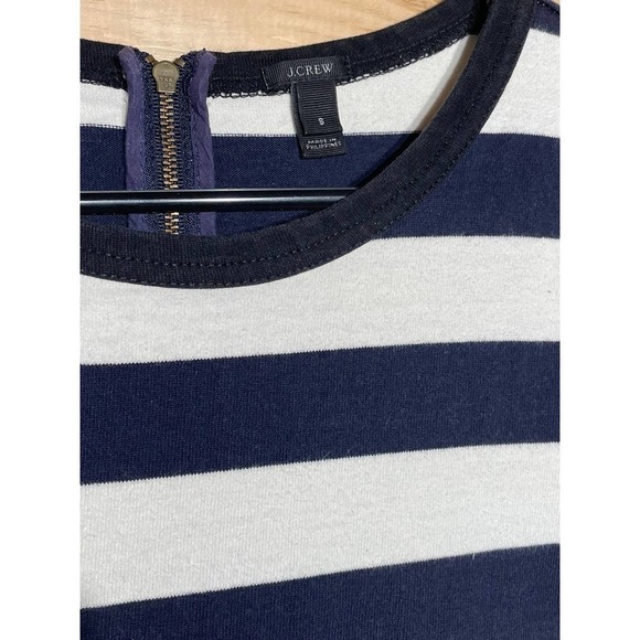 Women's J.Crew Stripped Dress. THICK! blue/white Nautical. Size Small. - Picture 2 of 4